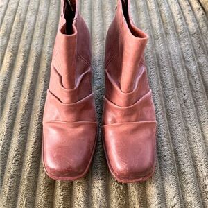 Women's kork-ease Leather Ankle Boots in tan